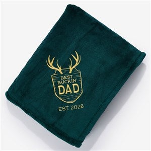 Hunting Trophy Personalized 50x60 Emerald Fleece Blanket - 57417-SP
