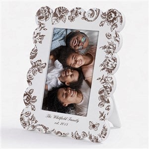 Toile Edit Personalized Scallop Edge Picture Frames - 57452