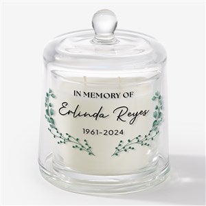 Forever Remembered Personalized Cloche Candle - 57469