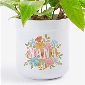 Sweet Blooms Personalized Outdoor Flower Pot-Large - 57491-L