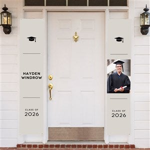 Modern Graduate Personalized Photo Door Banner Set of 2 - 57507
