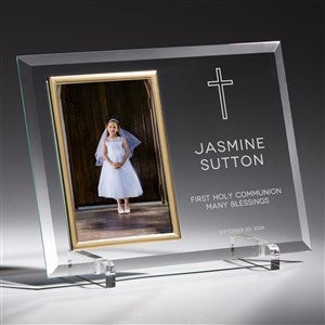 Faithful Communion Personalized Glass Frame - 57516