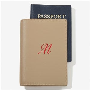 Classic Celebration Personalized Passport Case - Beige - 57617-BE