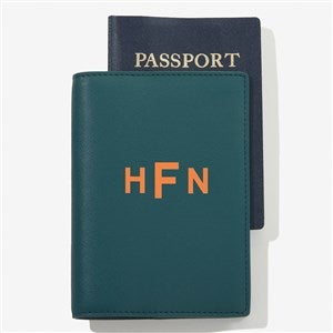 Classic Celebration Personalized Passport Case - Teal - 57617-T