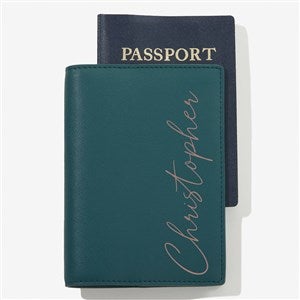 Simple Name Personalized Passport Case - Teal - 57618-T