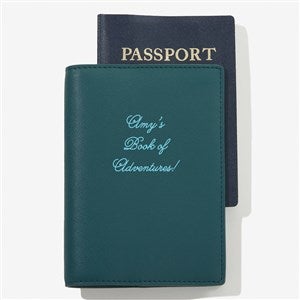 Write Your Own Personalized Passport Case - Teal - 57619-T