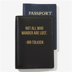 Write Your Own Personalized Passport Case - Black - 57619-BLK