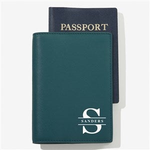 Lavish Last Name Personalized Passport Case - Teal - 57620-T