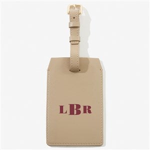 Classic Celebration Personalized Luggage Tag - Beige - 57621-BE