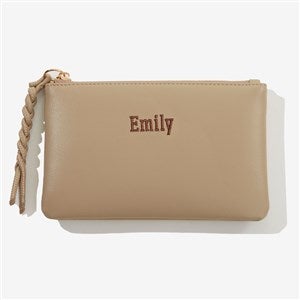 Classic Celebration Embroidered Coin Pouch - Beige - 57625-BE