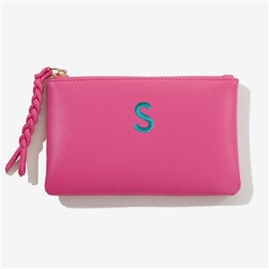 Classic Celebration Embroidered Coin Pouch- Fuchsia - 57625-F