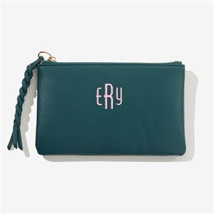 Classic Celebration Embroidered Coin Pouch - Teal - 57625-T