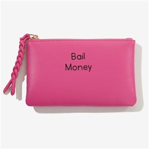 Write Your Own Personalized Coin Pouch- Fuchsia - 57627-F