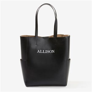Classic Celebration Personalized Tote Bag - Black - 57628-Blk