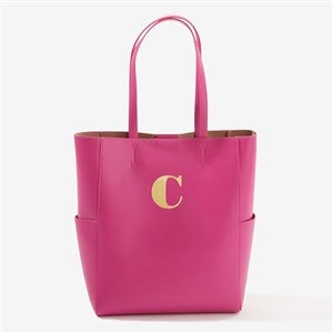 Classic Celebration Personalized Tote Bag - Fuchsia - 57628-F
