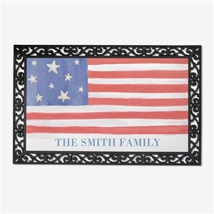 Watercolor Freedom Personalized Doormat- 20x35 - 57655-M