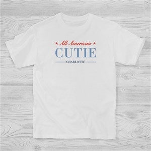 Watercolor Freedom Personalized Hanes® Kids T-Shirt - 57663-YCT