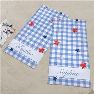 Watercolor Freedom Personalized 30x60 Beach Towel - 57666