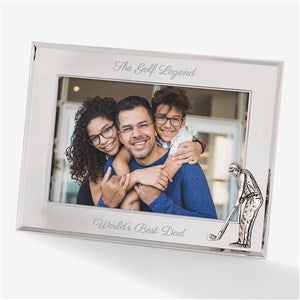 Fairway Memories Engraved Metal Golfer Picture Frame - 57668