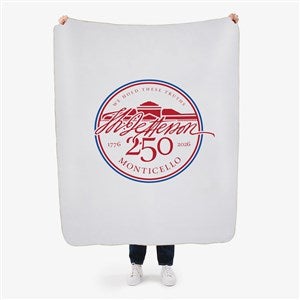 United States 250th Birthday Blanket  50x60 Sherpa Blanket - 57681-S