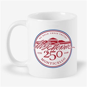 United States 250th Birthday Coffee Mug 11 oz.- White - 57685-W