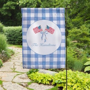 Watercolor Freedom Personalized Garden Flag