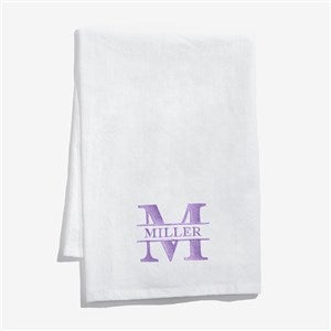 Lavish Last Name Embroidered Tea Towel - 57823