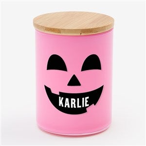 Pick a Face Pumpkin Personalized Color Splash 12oz Candle - Peony  Blush - 57845-PB