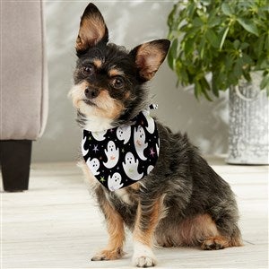 Bright Fright Ghosts Personalized Dog Bandana- Small - 57848-S