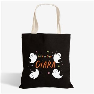 Bright Fright Ghosts Personalized Halloween Treat Bag - 57853