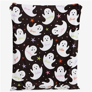 Bright Fright Ghosts Personalized 60x80 Plush Fleece Blanket - 57886-FL