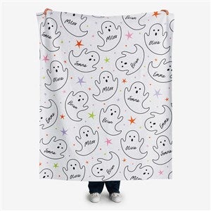 Bright Fright Ghosts Personalized 50x60 Sweatshirt Blanket - 57886-SW
