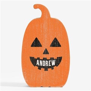Pick a Face Pumpkin Personalized Wooden Pumpkin - 6 Tall - 57915-6