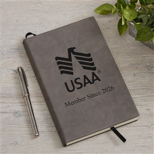 USAA Member Charcoal Writing Journalquot; - 57980-USAA-Member