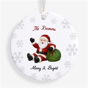 Storybook Christmas Personalized Ornament-2.85 Glossy - 1 Sided - 58124-1S