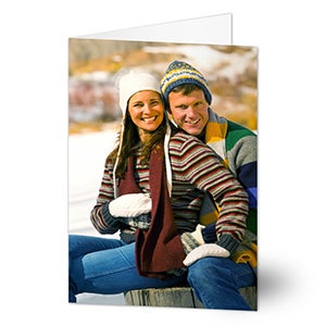 Just Us Holiday Photo Card - Vertical - Premium - 5817-CV-P