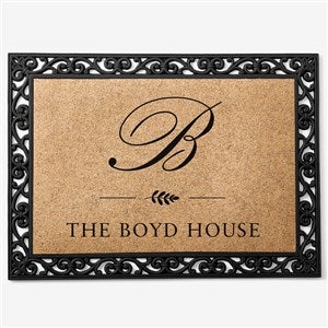 Personalized Synthetic Coir Doormat by Nikki Boyd - 58177