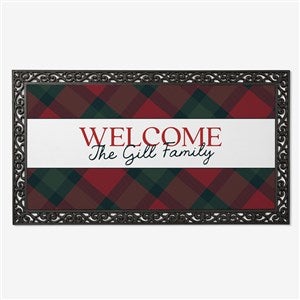 Heritage Christmas Personalized Doormat- 24x48 - 58220-O