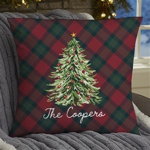 Heritage Christmas Personalized 18 Throw Pillow - 58222-L