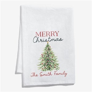 Heritage Christmas Personalized Tea Towel - 58230