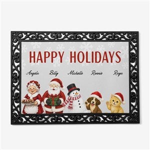 Storybook Christmas Personalized Doormat- 18x27 - 58251