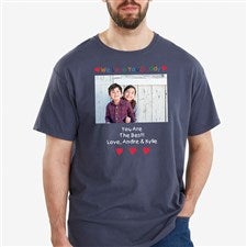 Loving Him Photo Personalized Hanes® Adult ComfortWash™ T-Shirt - 5844-CWT