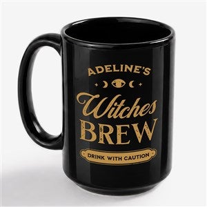 Mystic Coven Personalized Black Coffee Mug - 15oz - 58501-L