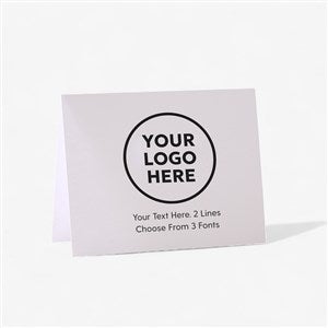 Personalized Logo Note Cards - 58582