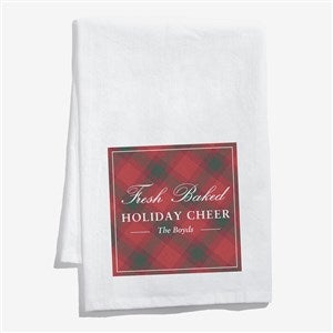 Personalized Tartan Plaid Tea Towel by Nikki Boyd - 58628