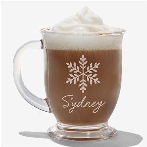 Etched Glass Snowflake Mug by Jessie James Decker - 58752