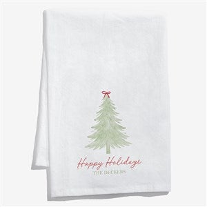 Personalized Holiday Tree Towel by Jessie James Decker - 58757
