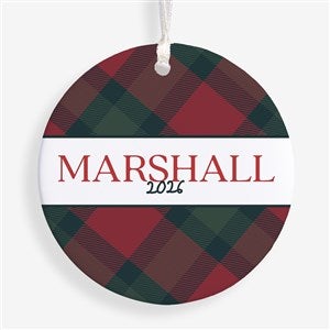 Heritage Christmas Personalized Ornament-2.85 Glossy - 1 Sided - 58797-1S