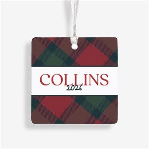 Heritage Christmas Personalized Ornament-2.75 Metal - 1 Sided - 58797-1M