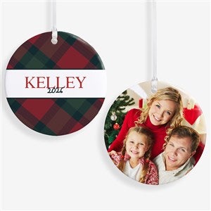 Heritage Christmas Personalized Ornament- 2.85 Glossy - 2 Sided - 58797-2S
